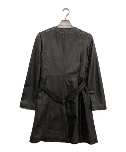 BALMAIN（バルマン）BALMAIN (バルマン) レザーコート ブラック サイズ:不明(実寸をご参考下さい)の古着・服飾アイテム