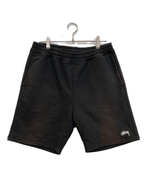 stussy（ステューシー）stussy (ステューシー) Stock Logo short pant ブラック サイズ:Lの古着・服飾アイテム