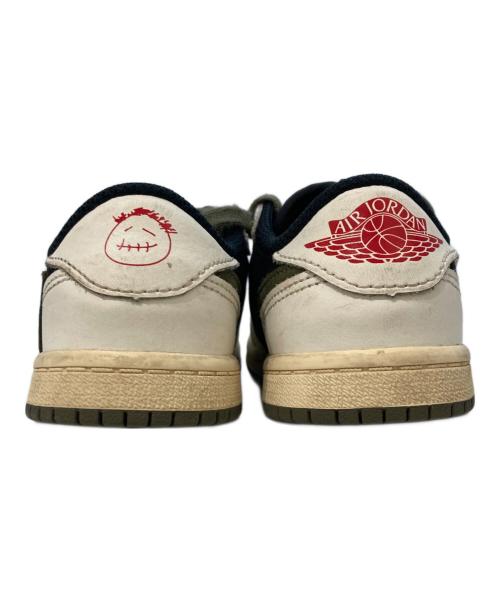 NIKE（ナイキ）NIKE (ナイキ) JORDAN BRAND JORDAN 1 LOW OG SP TD ホワイト×カーキ サイズ:16cmの古着・服飾アイテム