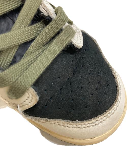 NIKE（ナイキ）NIKE (ナイキ) JORDAN BRAND JORDAN 1 LOW OG SP TD ホワイト×カーキ サイズ:16cmの古着・服飾アイテム