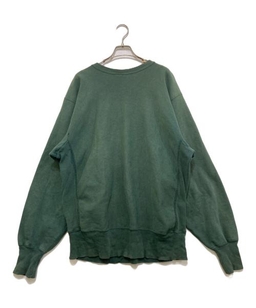 Champion REVERSE WEAVE（チャンピオン リバース ウィーブ）Champion REVERSE WEAVE (チャンピオン リバース ウィーブ) 90`sリバースウィーブスウェット グリーン サイズ:XLの古着・服飾アイテム