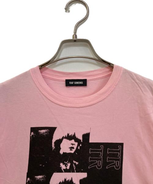 RAF SIMONS（ラフシモンズ）RAF SIMONS (ラフシモンズ) プリントTシャツ　191.122 ピンク サイズ:Sの古着・服飾アイテム