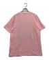RAF SIMONS (ラフシモンズ) プリントTシャツ　191.122 ピンク サイズ:S：10000円