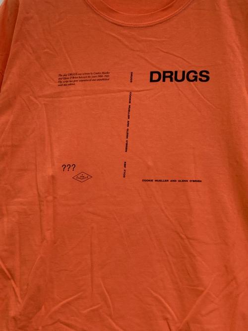 RAF SIMONS（ラフシモンズ）RAF SIMONS (ラフシモンズ) DRUGS Tシャツ　182.129 オレンジ サイズ:Mの古着・服飾アイテム