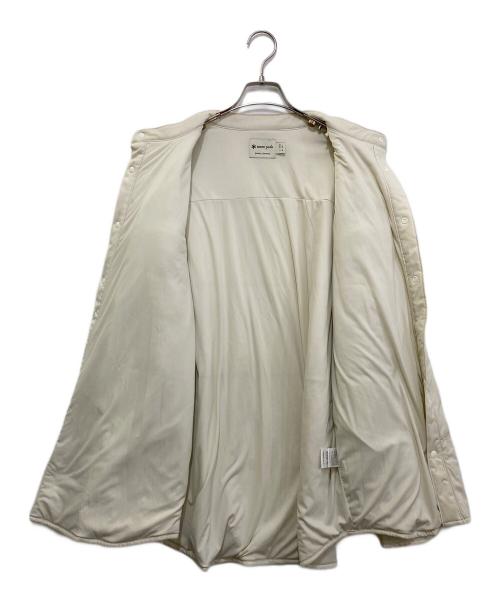 Snow peak（スノーピーク）Snow peak (スノーピーク) INSURATION BIG SHIRT　JS-SH-20AU001 アイボリー サイズ:Lの古着・服飾アイテム