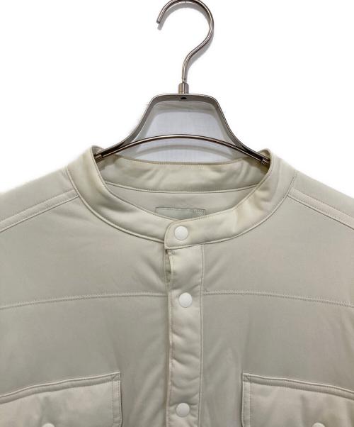 Snow peak（スノーピーク）Snow peak (スノーピーク) INSURATION BIG SHIRT　JS-SH-20AU001 アイボリー サイズ:Lの古着・服飾アイテム