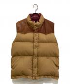 Crescent Down Worksクレセントダウンワークス）の古着「ダウンベスト」｜ベージュ