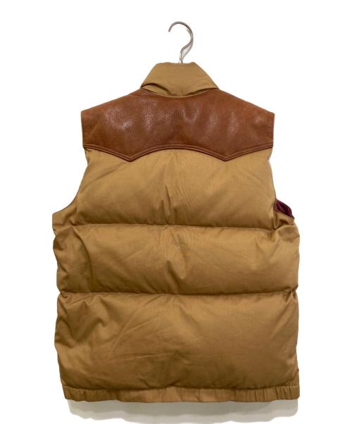 Crescent Down Works（クレセントダウンワークス）Crescent Down Works (クレセントダウンワークス) ダウンベスト ベージュ サイズ:Sの古着・服飾アイテム