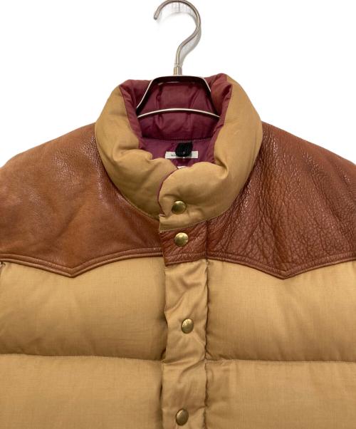 Crescent Down Works（クレセントダウンワークス）Crescent Down Works (クレセントダウンワークス) ダウンベスト ベージュ サイズ:Sの古着・服飾アイテム