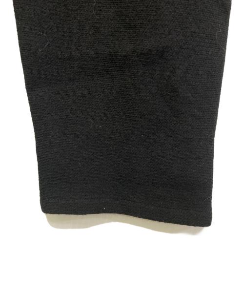 CABAN（キャバン）CABaN (キャバン) コットンカシミヤ ポロカーディガン ブラック サイズ:Lの古着・服飾アイテム