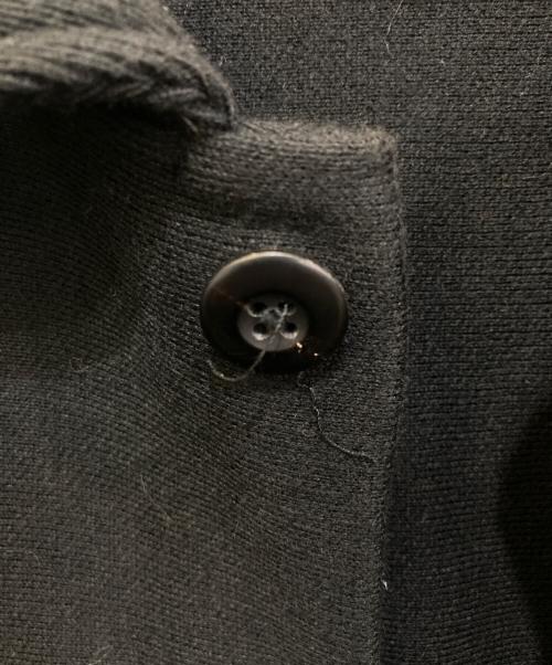 CABAN（キャバン）CABaN (キャバン) コットンカシミヤ ポロカーディガン ブラック サイズ:Lの古着・服飾アイテム