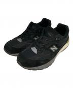 NEW BALANCEニューバランス）の古着「ローカットスニーカ　M992BL」｜ブラック