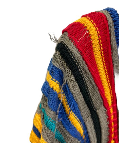 Coogi（クージー）Coogi (クージー) 3Dニット マルチカラー サイズ:Mの古着・服飾アイテム