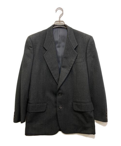 HOMME COMME des GARCONS（オム コムデギャルソン） HOMME COMME des GARCONS (オム コムデギャルソン) 80`sウール2Bジャケット　HJ-09007 グレー サイズ:Sの古着・服飾アイテム