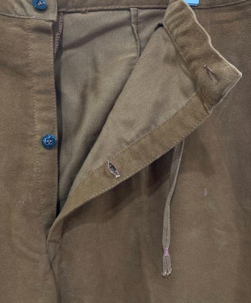 British Army（イギリス軍）British Army (イギリス軍) イタリア軍ホスピタルジャケットセットアップ ブラウン サイズ:不明(実寸をご参照下さい)の古着・服飾アイテム