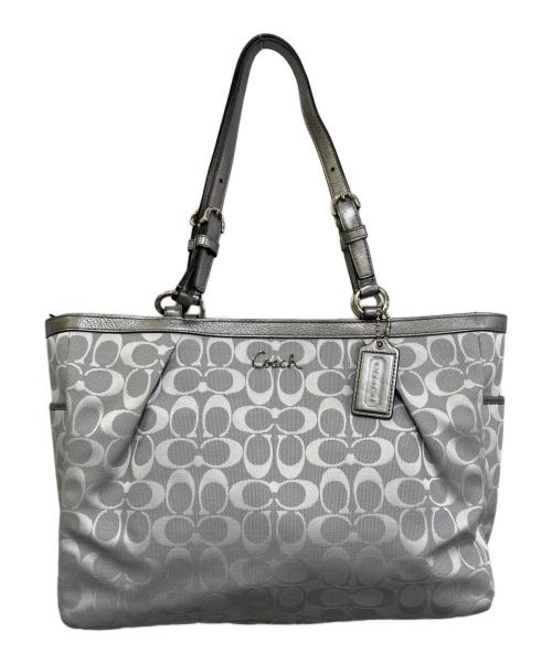 COACH（コーチ）COACH (コーチ) シグネチャートートバッグ　F17725 シルバー 未使用品の古着・服飾アイテム