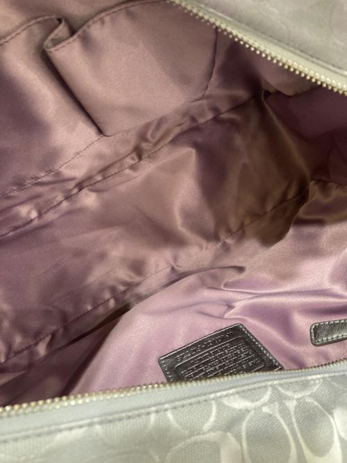 COACH（コーチ）COACH (コーチ) シグネチャートートバッグ　F17725 シルバー 未使用品の古着・服飾アイテム