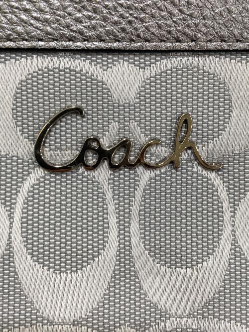 COACH（コーチ）COACH (コーチ) シグネチャートートバッグ　F17725 シルバー 未使用品の古着・服飾アイテム