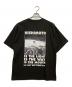 NISHIMOTO IS THE MOUTH (ニシモトイズザマウス) NISHIMOTO IS THE MOUTH S/S TEE　NIM-N11 ブラック サイズ:XL 未使用品：6000円