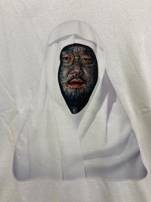 NISHIMOTO IN THE MOUTH（ニシモトイズザマウス）NISHIMOTO IN THE MOUTH (ニシモトイズザマウス) S/S Tee ホワイト サイズ:XLの古着・服飾アイテム