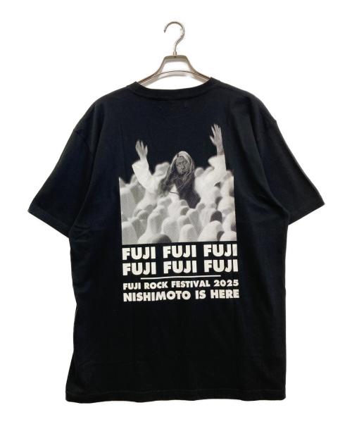 BEAMS（ビームス）BEAMS (ビームス) NISHIMOTO FUJI ROCK FESTIVAL Tee ブラック サイズ:XXLの古着・服飾アイテム