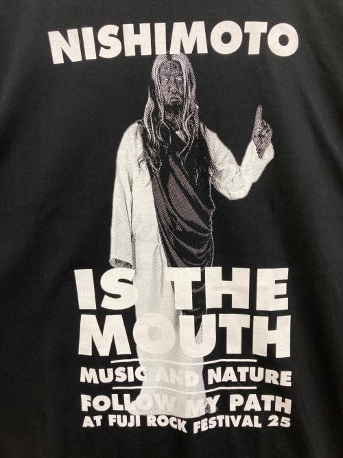 BEAMS（ビームス）BEAMS (ビームス) NISHIMOTO FUJI ROCK FESTIVAL Tee ブラック サイズ:XXLの古着・服飾アイテム