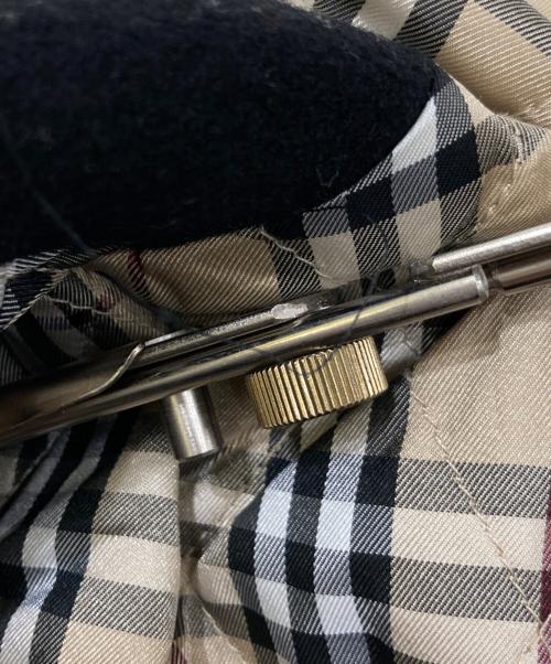 BURBERRY BLACK LABEL（バーバリーブラックレーベル）BURBERRY BLACK LABEL (バーバリーブラックレーベル) 裏地ノバチェックファイヤーマンコート ブラック サイズ:Mの古着・服飾アイテム