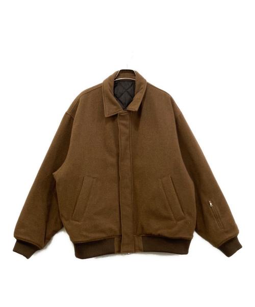 SOPHNET.（ソフネット）SOPHNET. (ソフネット) WOOL MOSSER SHORT JACKET　SOPH-242000 ブラウン サイズ:Lの古着・服飾アイテム