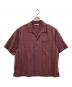 uniform experiment（ユニフォームエクスペリメント）の古着「S/S ITALIAN COLLAR SHIRT」｜レッド