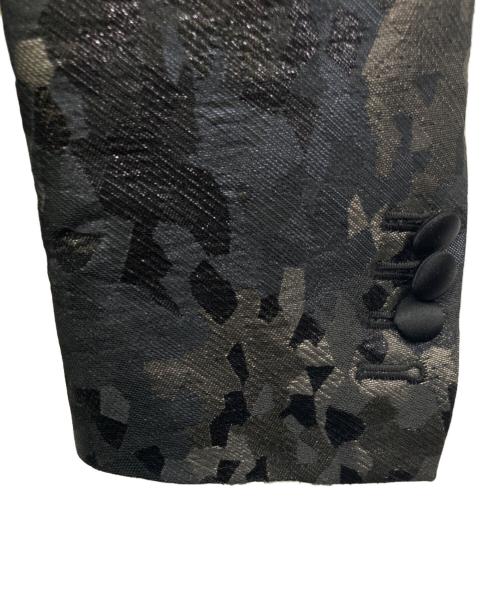 DSQUARED2（ディースクエアード）DSQUARED2 (ディースクエアード) Jacquard Polyester Blend Sport Coat ブラック サイズ:44の古着・服飾アイテム