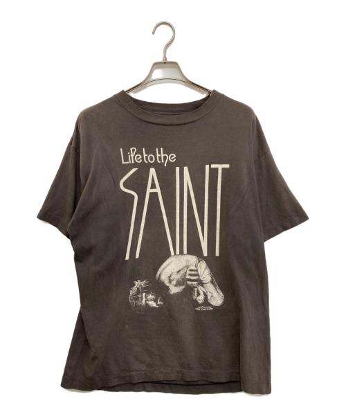 SAINT MICHAEL（セントマイケル）SAINT MICHAEL (セントマイケル) SS TEE LttS グレー サイズ:Lの古着・服飾アイテム