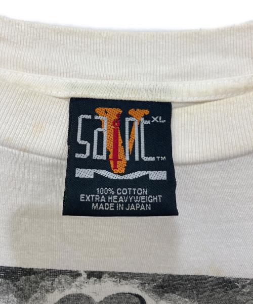 SAINT MICHAEL（セントマイケル）SAINT MICHAEL (セントマイケル) VLONE (ヴィーロン) LS TEE ホワイト サイズ:XLの古着・服飾アイテム