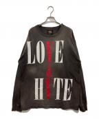 SAINT MICHAEL×VLONEセントマイケル×ヴィーロン）の古着「LS TEE」｜グレー