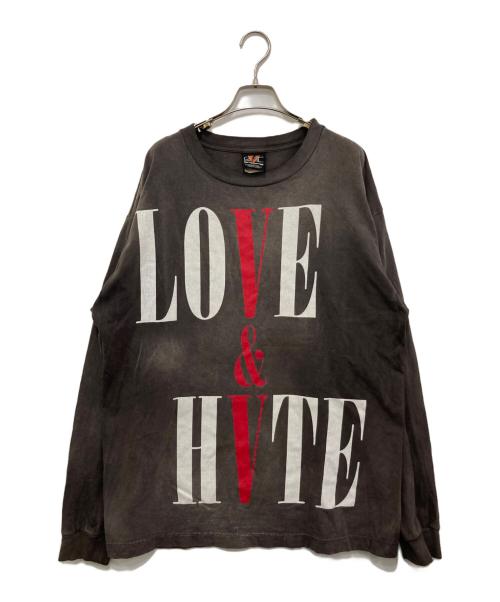 SAINT MICHAEL（セントマイケル）SAINT MICHAEL (セントマイケル) VLONE (ヴィーロン) LS TEE グレー サイズ:XLの古着・服飾アイテム