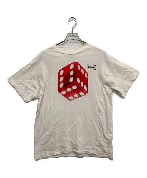 SAINT MICHAEL（セントマイケル）SAINT MICHAEL (セントマイケル) SS TEE/DICE ホワイト サイズ:Mの古着・服飾アイテム