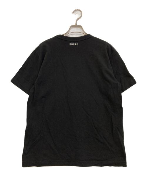 sacai（サカイ）sacai (サカイ) Flock Print T-Shirt　23-0527S ブラック サイズ:2の古着・服飾アイテム