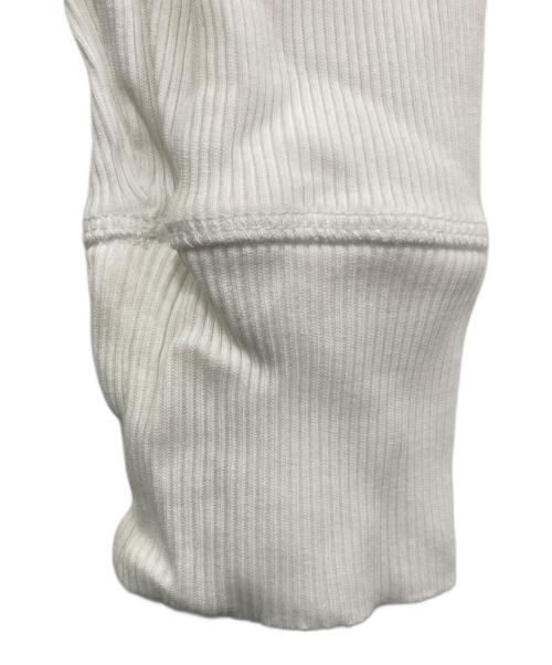 LOEWE（ロエベ）LOEWE (ロエベ) オーバーサイズフィット ロングスリーブ Tシャツ ホワイト サイズ:XSの古着・服飾アイテム