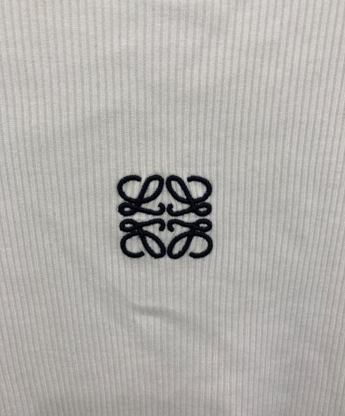 LOEWE（ロエベ）LOEWE (ロエベ) オーバーサイズフィット ロングスリーブ Tシャツ ホワイト サイズ:XSの古着・服飾アイテム