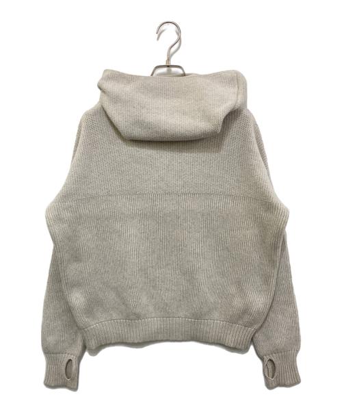 HERMES（エルメス）HERMES (エルメス) タートルネックウールカシミヤニット グレー サイズ:34の古着・服飾アイテム