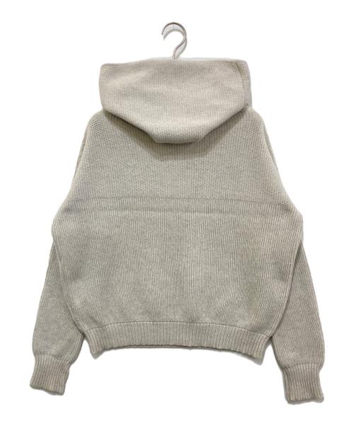 HERMES（エルメス）HERMES (エルメス) タートルネックウールカシミヤニット グレー サイズ:34の古着・服飾アイテム