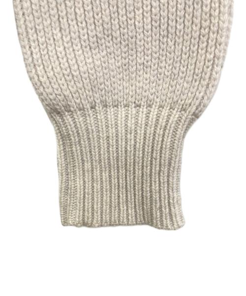 HERMES（エルメス）HERMES (エルメス) タートルネックウールカシミヤニット グレー サイズ:34の古着・服飾アイテム