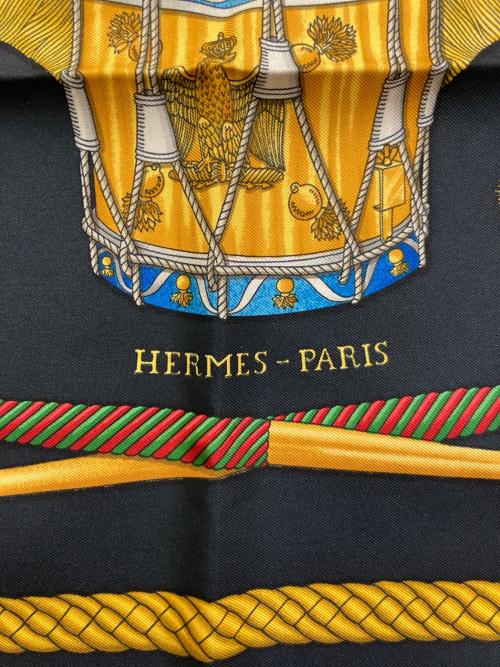 HERMES（エルメス）HERMES (エルメス) スカーフ ブラックの古着・服飾アイテム