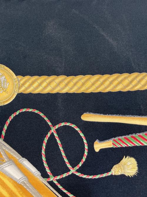 HERMES（エルメス）HERMES (エルメス) スカーフ ブラックの古着・服飾アイテム