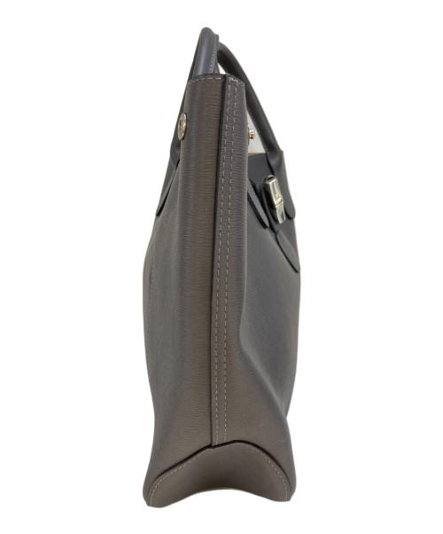 LONGCHAMP（ロンシャン）LONGCHAMP (ロンシャン) ロゾレザートートバッグ グレーの古着・服飾アイテム