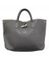 LONGCHAMP（ロンシャン）の古着「ロゾレザートートバッグ」｜グレー