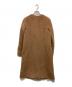 MaxMara (マックスマーラ) アルパカ シャギー ノーカラー ロングコート ベージュ サイズ:40：25000円