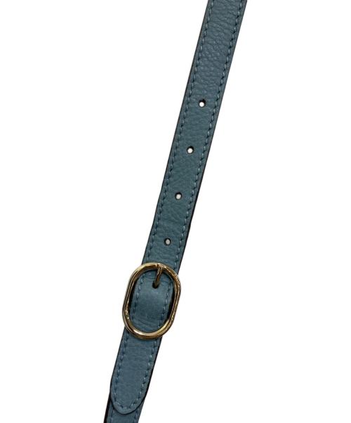 GUCCI（グッチ）GUCCI (グッチ) バンブーショッパーミディアムトート ブルーの古着・服飾アイテム