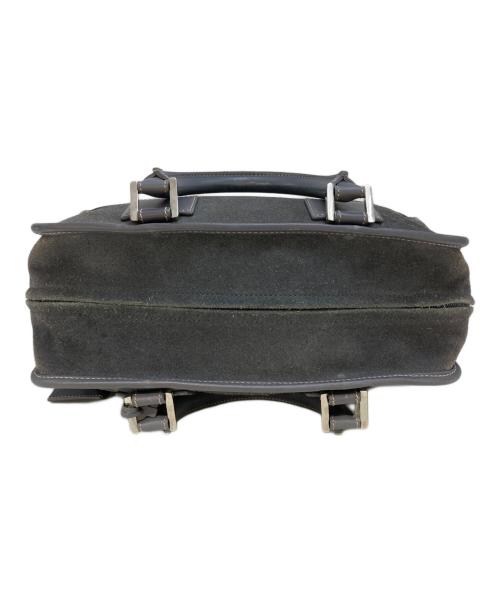 LOEWE（ロエベ）LOEWE (ロエベ) アマソナ28 スエードハンドバッグ グレーの古着・服飾アイテム