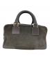LOEWE (ロエベ) アマソナ28 スエードハンドバッグ グレー：50000円