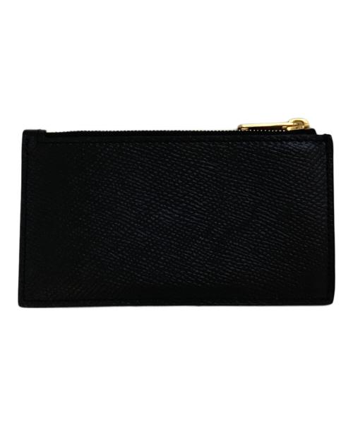 CELINE（セリーヌ）CELINE (セリーヌ) フラグメントケース ジップ付きコンパクト カードホルダー ブラックの古着・服飾アイテム